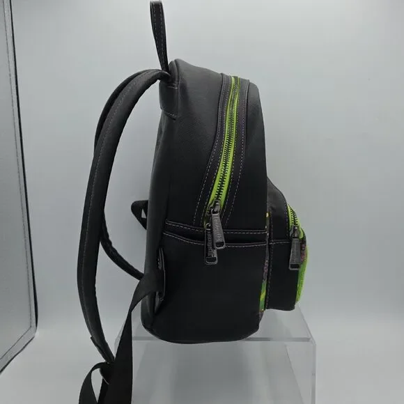 LOUNGEFLY EDWARD SCISSORHANDS TOPIARIES MINI BACKPACK EUC - Picture 2 of 7